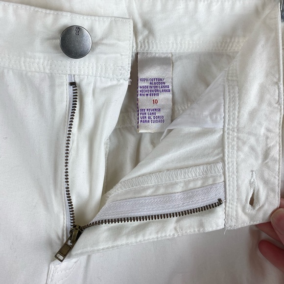 Billblass Capris Pants White Wide Leg - Picture 5 of 14